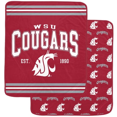 Washington State Cougars Pegasus Legacy Arch Double-Sided 60" x 80" Blanket