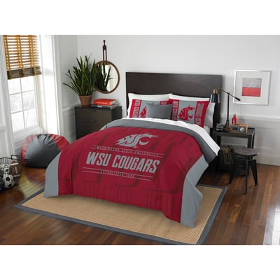 Washington State Cougars The Northwest Company Modern Take Full/Queen Comforter Set