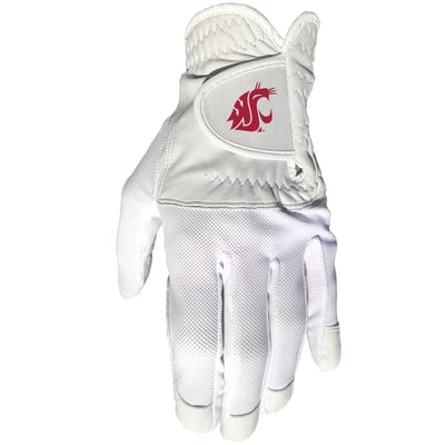 Washington State Cougars Cool Mesh Cabretta Leather Golf Glove