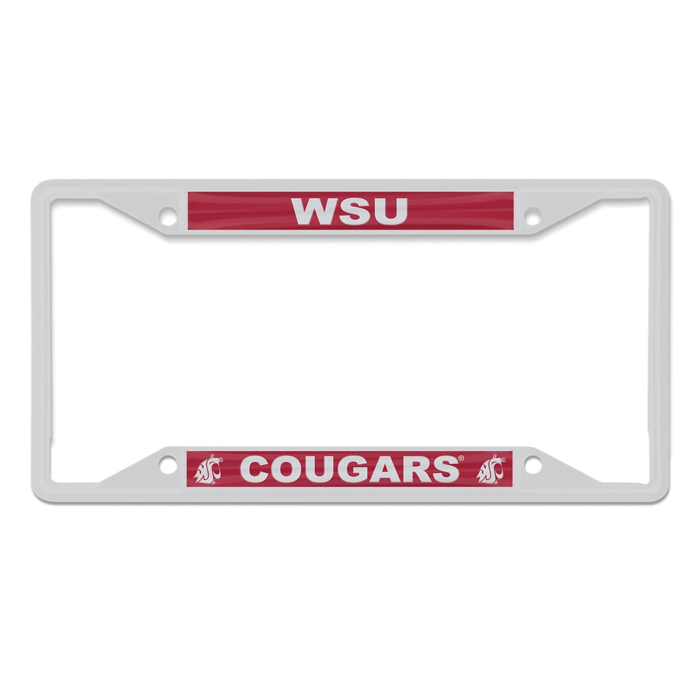 Washington State Cougars WinCraft Chrome Color License Plate Frame