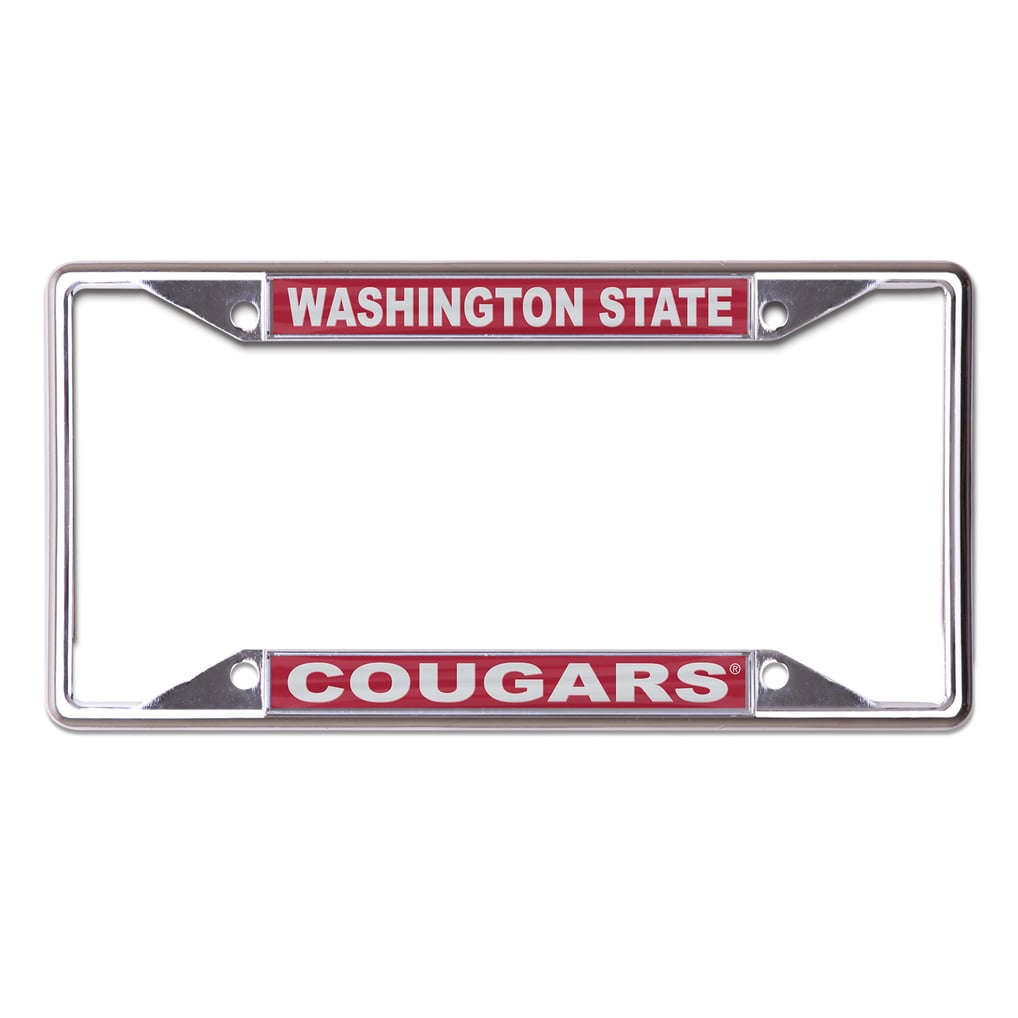 Washington State Cougars WinCraft Printed Metal License Plate Frame
