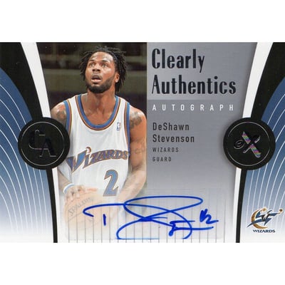 2006-07 E-X Clearly Authentics Autographs #CAAST DeShawn Stevenson