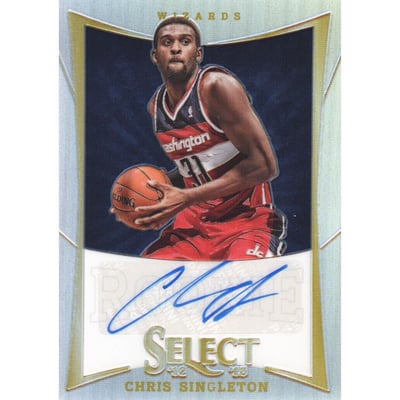 2012-13 Select Prizms #184 Chris Singleton AU/199