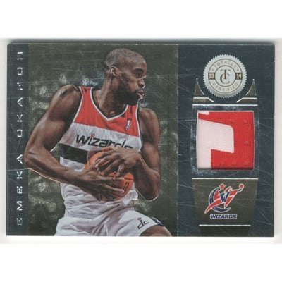 2013-14 Totally Certified Materials Gold Prime #137 Emeka Okafor/25