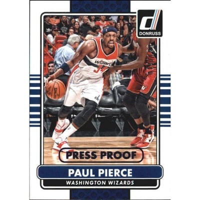 2014-15 Donruss Press Proofs Purple #158 Paul Pierce