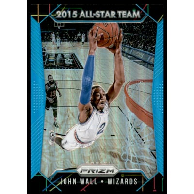 2015-16 Panini Prizm Prizms Light Blue #354 John Wall AS