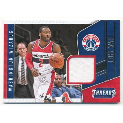 2016-17 Panini Threads Materials #47 John Wall