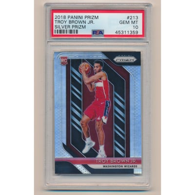 2018-19 Panini Prizm Prizms Silver #213 Troy Brown Jr.