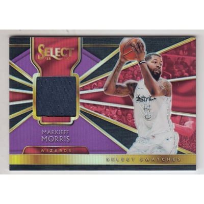 2018-19 Select Swatches Prizms Purple #20 Markieff Morris