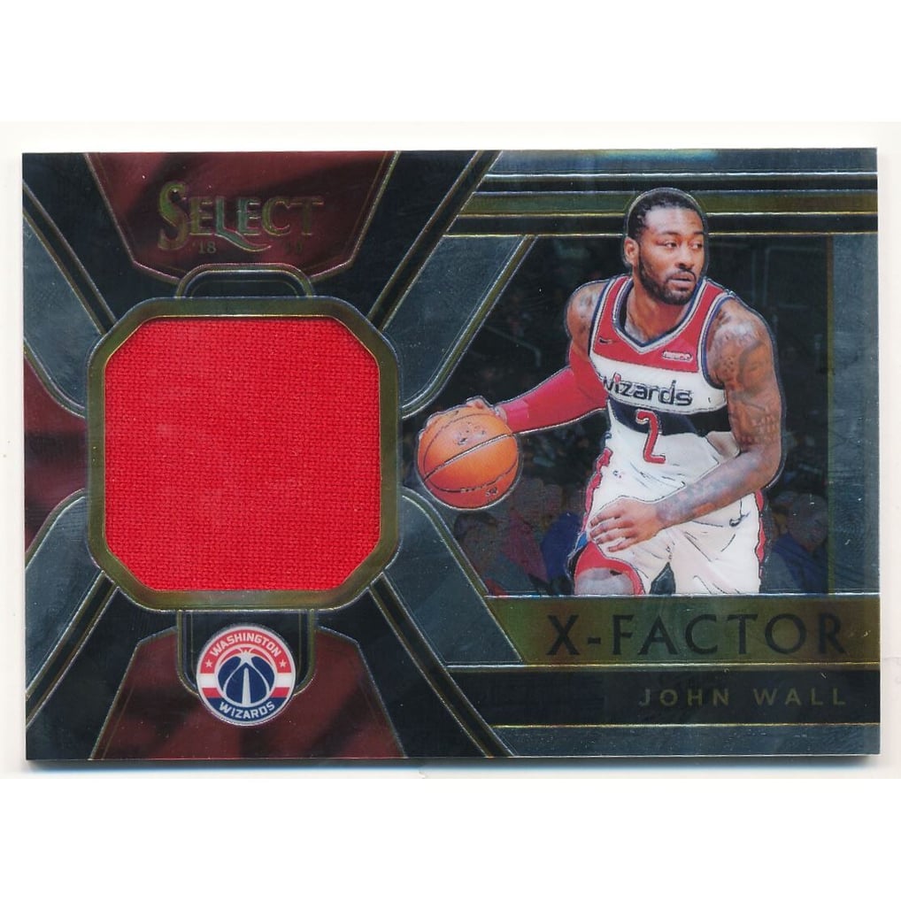 2018-19 Select X Factor Memorabilia #26 John Wall