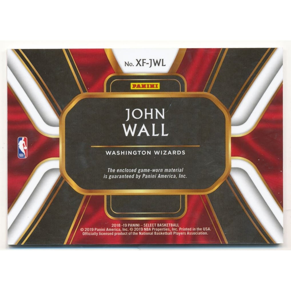 2018-19 Select X Factor Memorabilia #26 John Wall