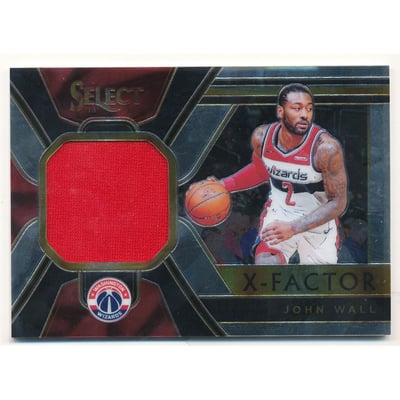 2018-19 Select X Factor Memorabilia #26 John Wall