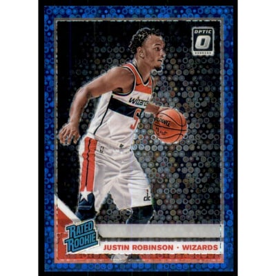 2019-20 Donruss Optic Fast Break Blue #174 Justin Robinson RR