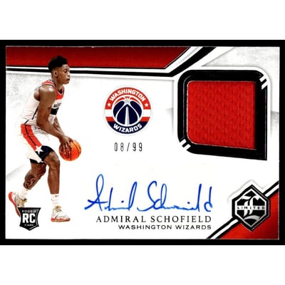 2019-20 Panini Chronicles Limited Rookie Jersey Autographs #40 Admiral Schofield/99