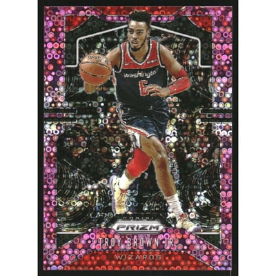 2019-20 Panini Prizm Prizms Fast Break Pink #196 Troy Brown Jr.