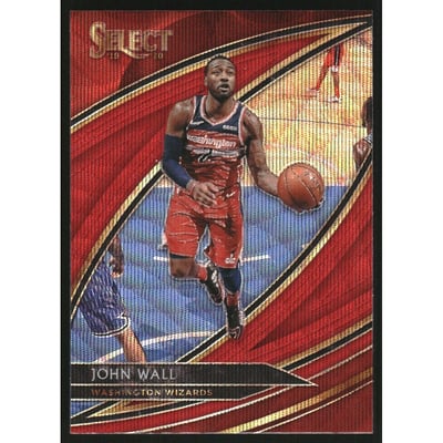 2019-20 Select Prizms Red Wave #219 John Wall