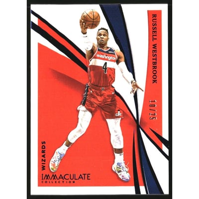 2020-21 Immaculate Collection Blue #31 Russell Westbrook
