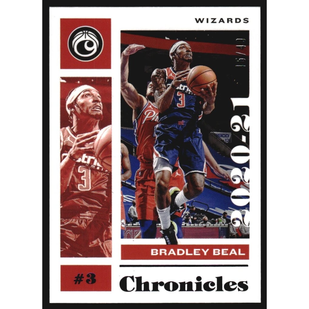 2020-21 Panini Chronicles Purple #40 Bradley Beal