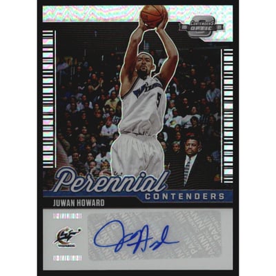 2020-21 Panini Contenders Optic Perennial Contenders Autographs #9 Juwan Howard/99