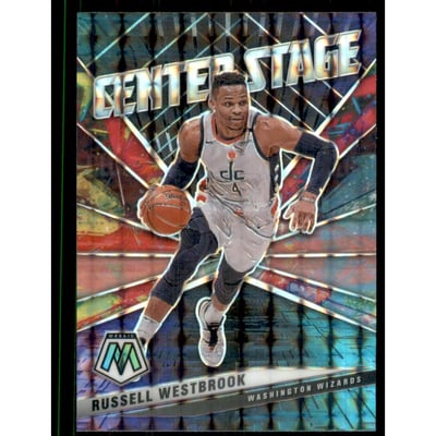 2020-21 Panini Mosaic Center Stage #2 Russell Westbrook