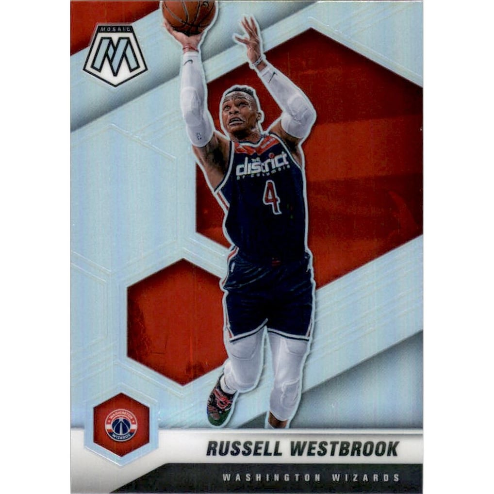 2020-21 Panini Mosaic Silver #39 Russell Westbrook