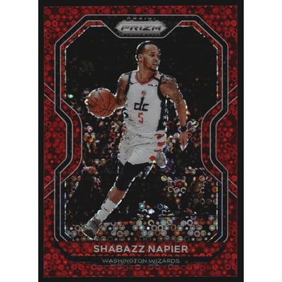 2020-21 Panini Prizm Prizms Fast Break Red #193 Shabazz Napier