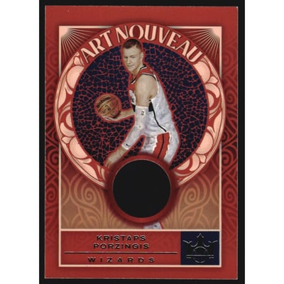 2021-22 Court Kings Art Nouveau Materials #16 Kristaps Porzingis
