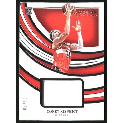 2021-22 Immaculate Collection Remarkable Rookie Jerseys #14 Corey Kispert