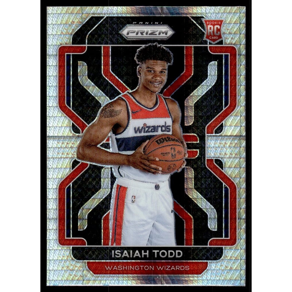 2021-22 Panini Prizm Prizms Hyper #299 Isaiah Todd