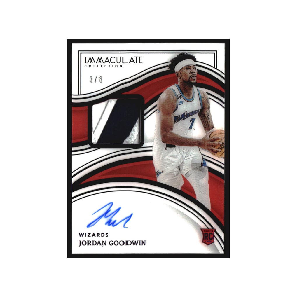 2022-23 Immaculate Collection Rookie Patch Autograph Jordan Goodwin RC Auto /8