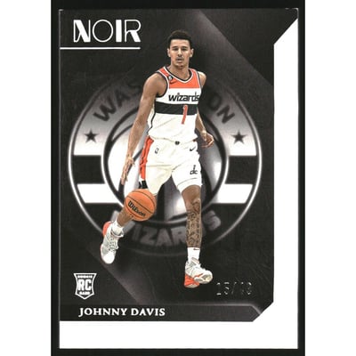 2022-23 Panini Noir Holo Silver #142 Johnny Davis A