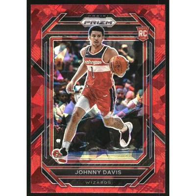 2022-23 Panini Prizm Prizms Red Ice #231 Johnny Davis