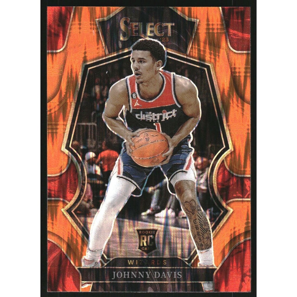 2022-23 Select Prizms Orange Flash #191 Johnny Davis
