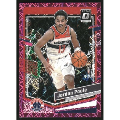 2023-24 Donruss Optic Pink Velocity #93 Jordan Poole