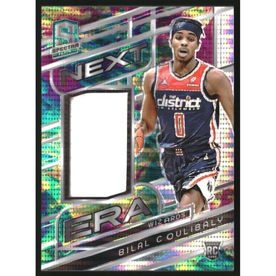 2023-24 Panini Spectra Next Era Jerseys Celestial #12 Bilal Coulibaly