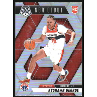 2024-25 Panini Mosaic Silver #256 Kyshawn George/NBA Debut
