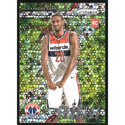 2024-25 Panini Prizm Fractal Prizms Fast Break #6 Alexandre Sarr