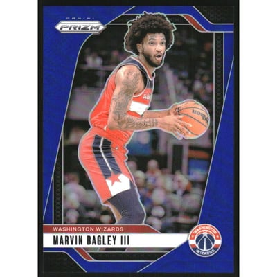 2024-25 Panini Prizm Prizms Blue #145 Marvin Bagley III