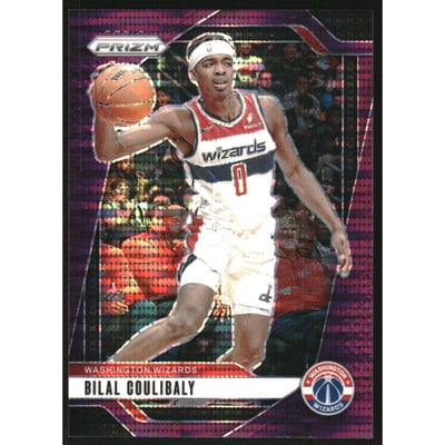 2024-25 Panini Prizm Prizms Purple Pulsar #36 Bilal Coulibaly