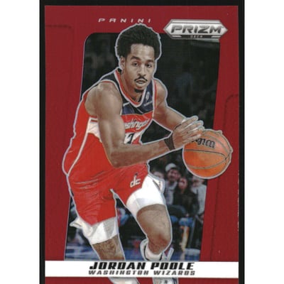 2024-25 Prizm Deca Prizms Red #104 Jordan Poole