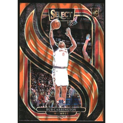 2024-25 Select Orange Tectonic Prizms #197 Bub Carrington