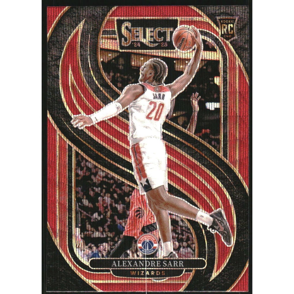 2024-25 Select Red Wave Prizms #185 Alexandre Sarr