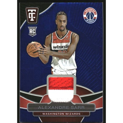 2024-25 Totally Certified Totally Certified Materials Mirror Blue #7 Alexandre Sarr