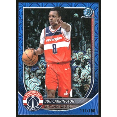 2025-26 Bowman Chrome Blue Mojo Refractors #BCV71 Coby White