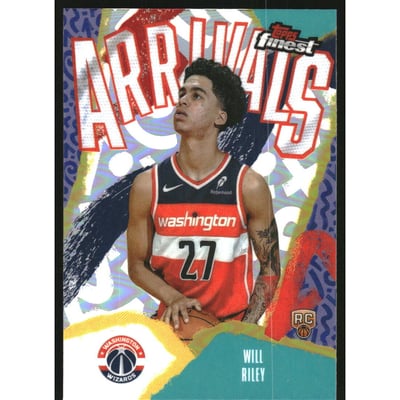 2025-26 Finest Arrivals Refractors #A21 Will Riley