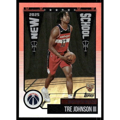 2025-26 Topps New School #NS6 Tre Johnson III