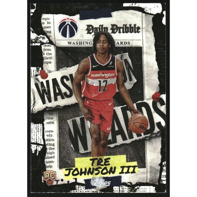 2025-26 Topps The Daily Dribble #DD36 Tre Johnson III