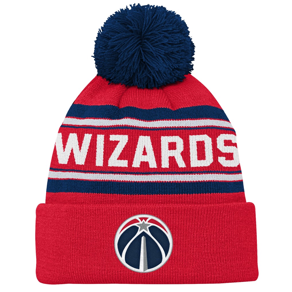  Washington Wizards Outerstuff Backboard Jacquard Cuffed Knit Hat with Pom  - Red