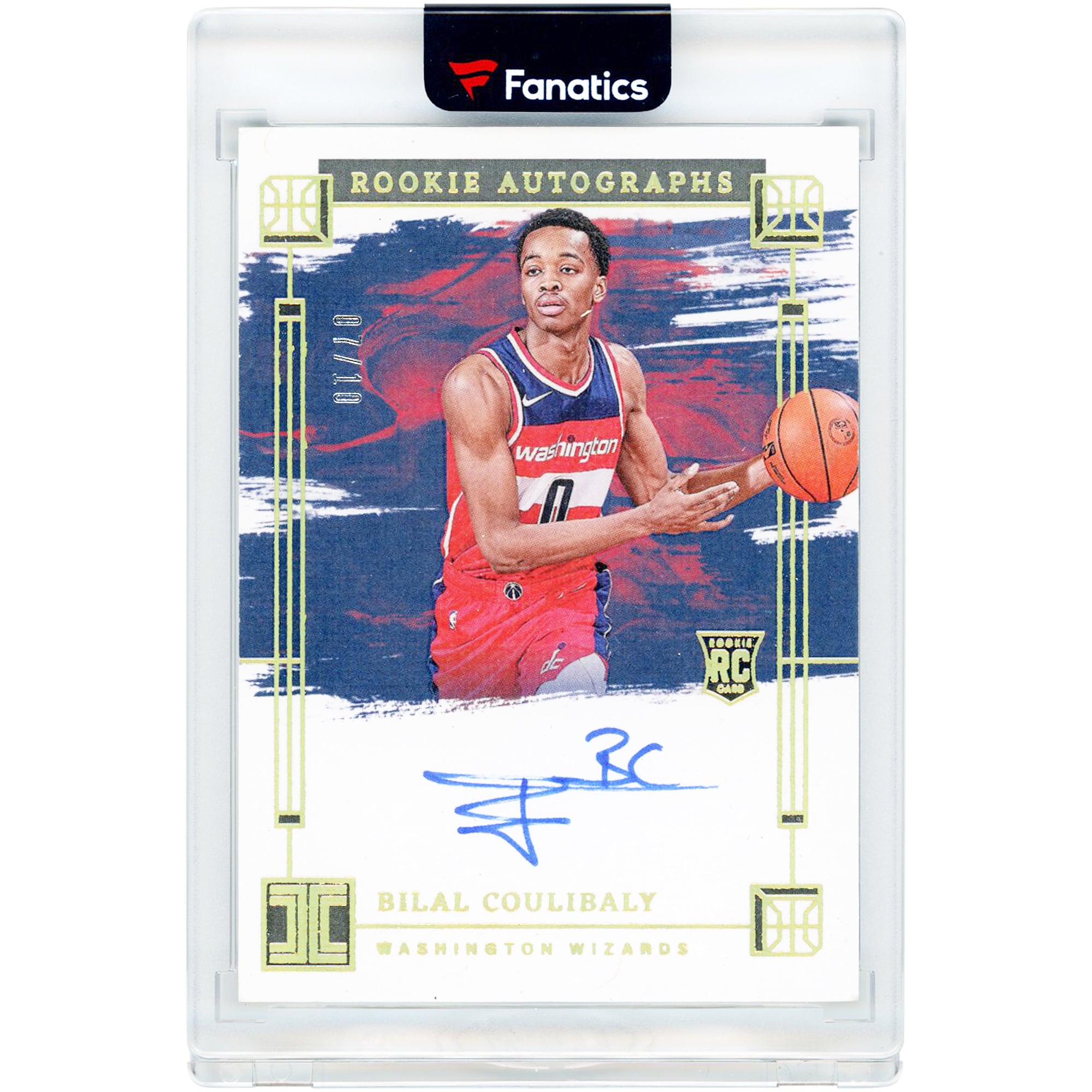Bilal Coulibaly Washington Wizards Autographed 2023-24 Panini 