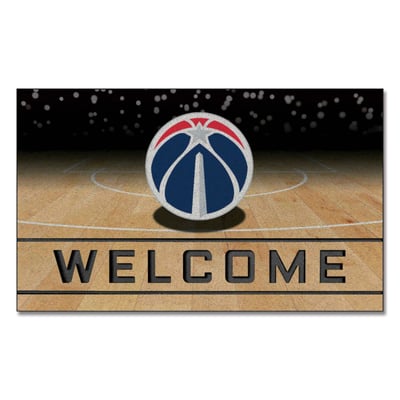 Washington Wizards Logo Brands 18" x 30" Crumb Rubber Door Mat